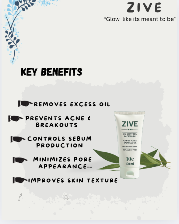 Oil Control Facewash Tube 100ml
