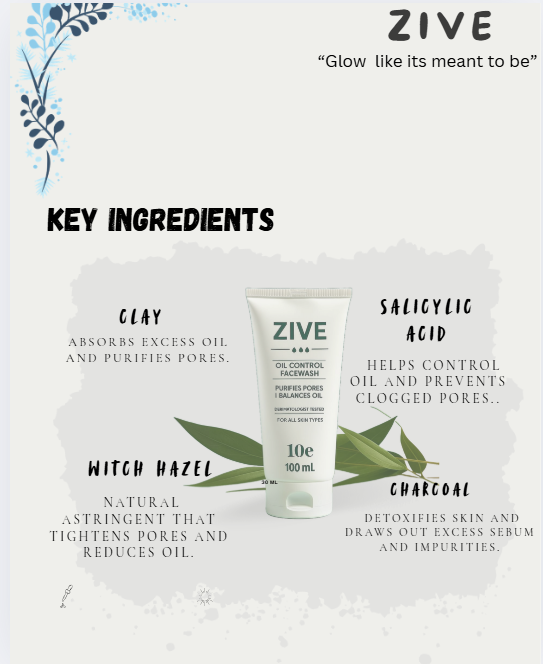 Oil Control Facewash Tube 100ml